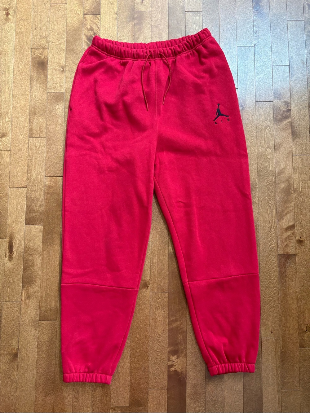 Nike Air Jordan Red Joggers Mens Large – Fleece Sweatpants